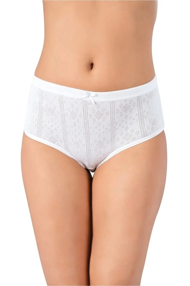 10 Pieces Jacquard High Waist Women's Bato Panties