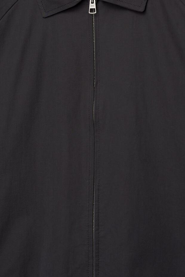 Fermuarlı Pamuk Ceket - 7