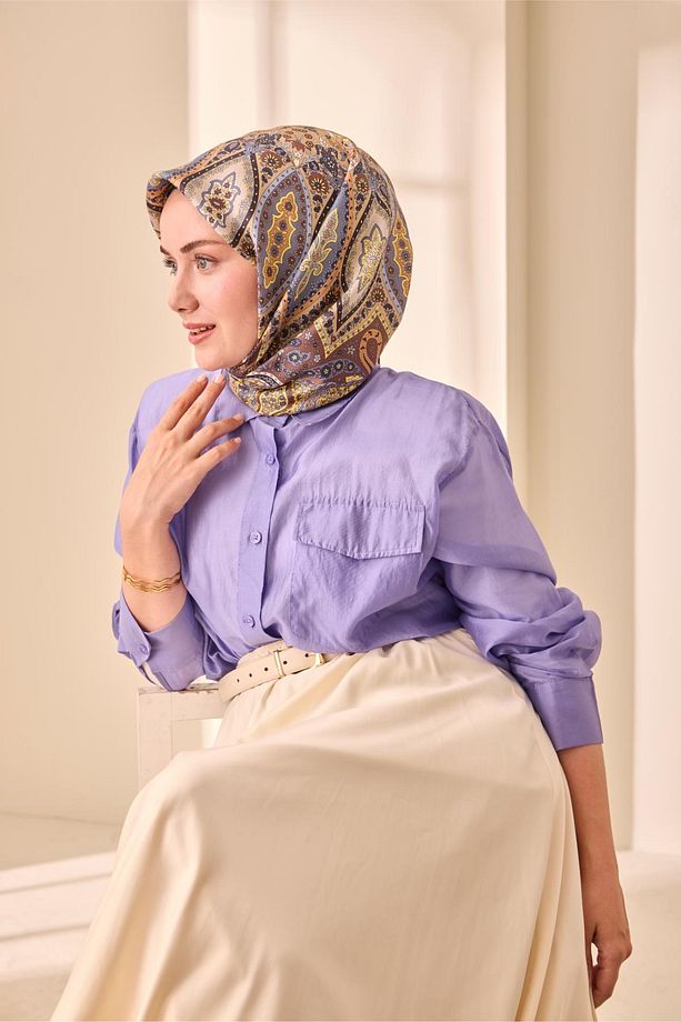 Twill İpek Eşarp 11476-37 - 3