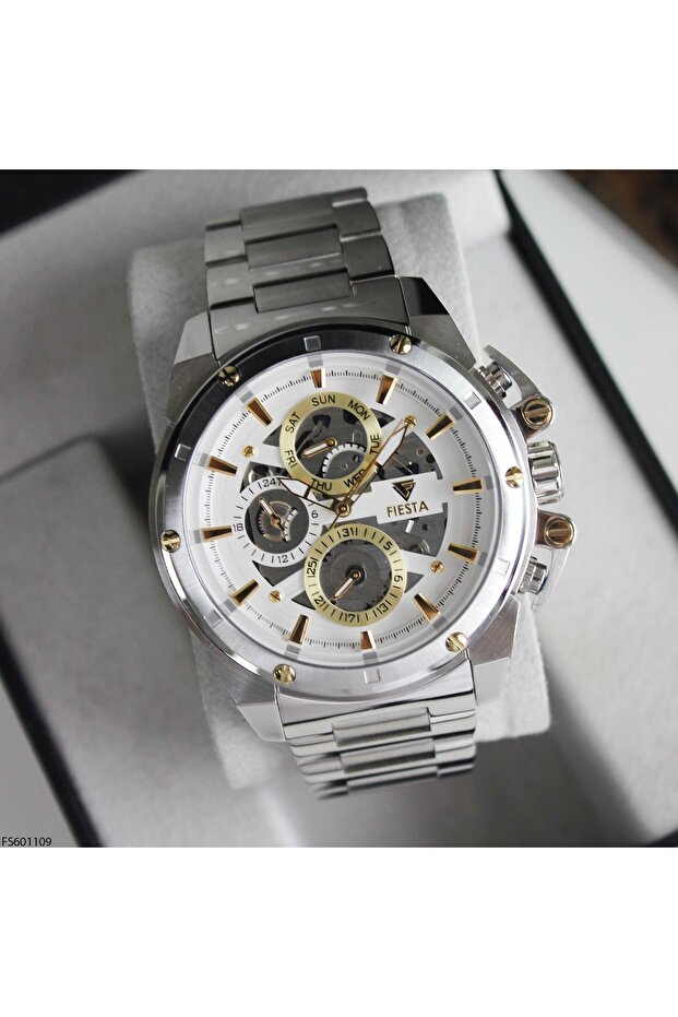 Fs601109 Men's Wrist Watch with Steel Band