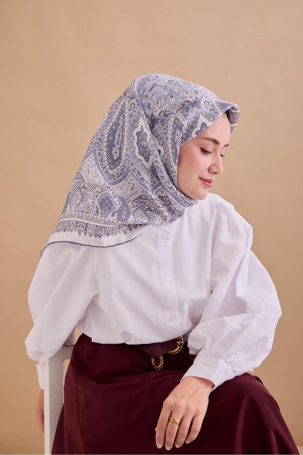 Twill İpek Eşarp 11476-11 - 5