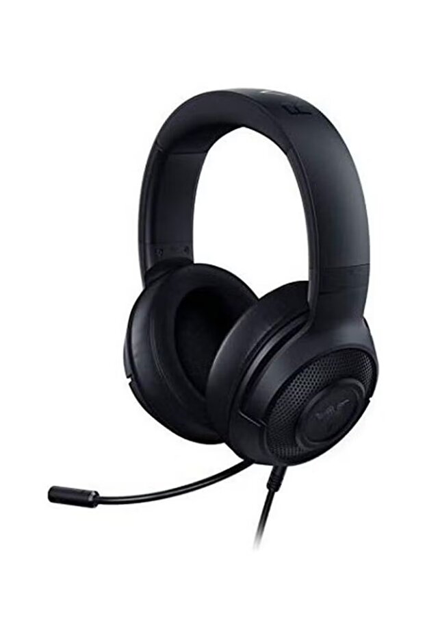 سماعة الألعاب Razer Kraken X Lite فائقة الخفة - أسود كلاسيكي | متوافقة مع أجهزة الكمبيوتر الشخصية، وXbox، وPS4،