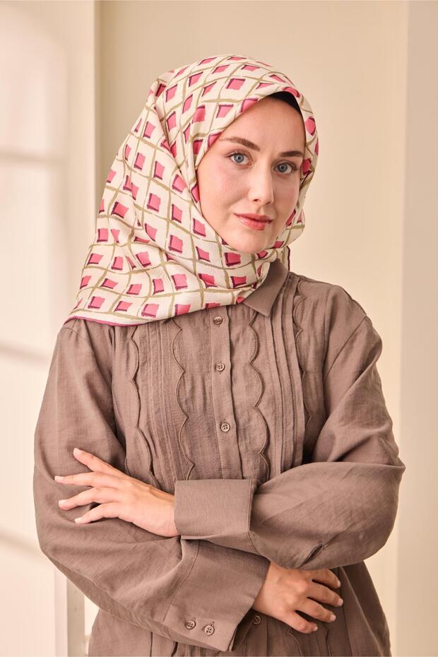 Twill İpek Eşarp 11474-07 - 5