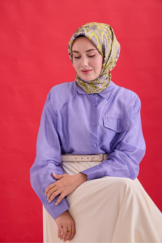 Twill İpek Eşarp 11476-24 - 2