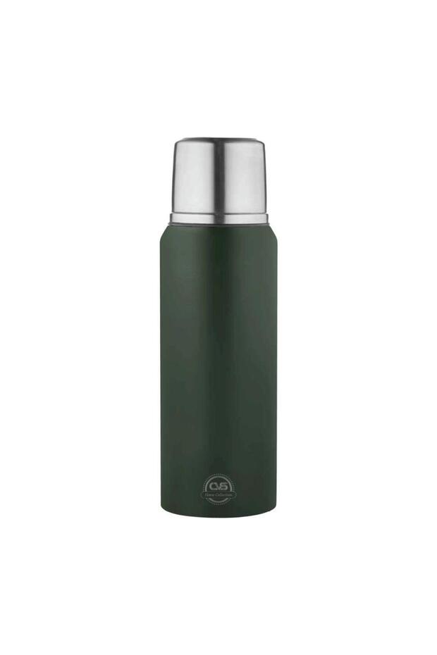 DN 3529 Çelik 1 Litre Termos Yeşil - 3