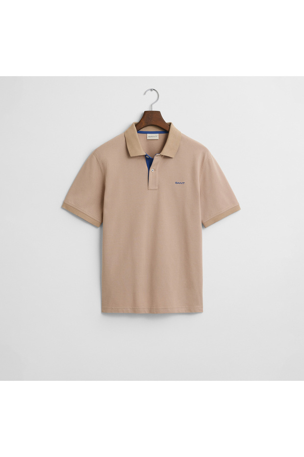 Erkek Bej Regular Fit Polo - 5