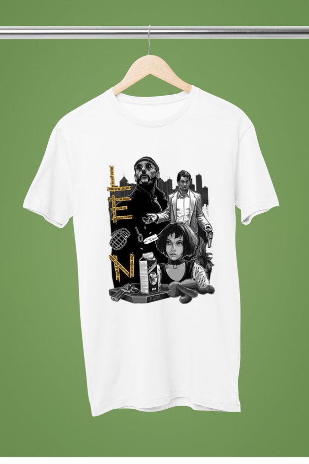 Leon the Professional Printed Cotton Short Sleeve Regular Fit Tshirt