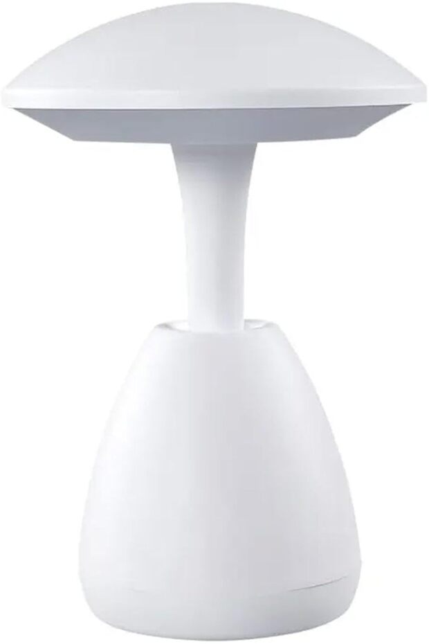 Mushroom LED Table Lamp, Touch Dimmable USB Rechargeable Night Light for Bedroom & Living Room
