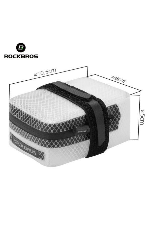 About 0.4L AS-137 Translucent Bike Saddle Bag Waterproof MTB Road Bike Bag Portabl