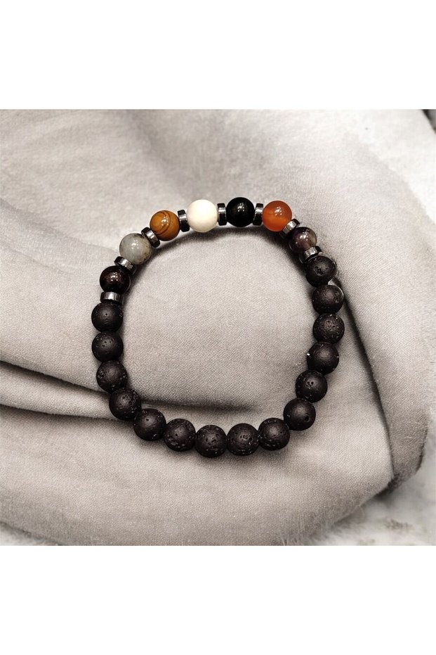 Aurastone Scorpio Zodiac Natural Stone Zodiac Bracelet