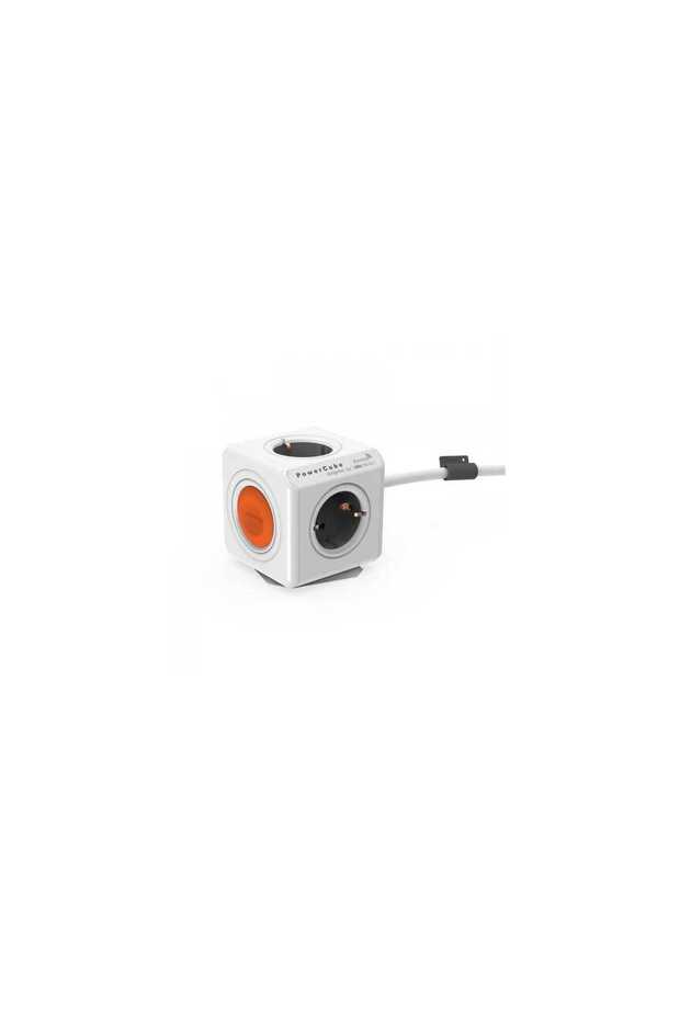 Cub prelungitor PowerCube cu 4 prize și întrerupător, 1,5 m - 1