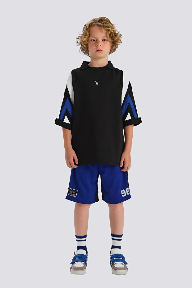 تيشيرت أسود للأولاد من BG Store - 1