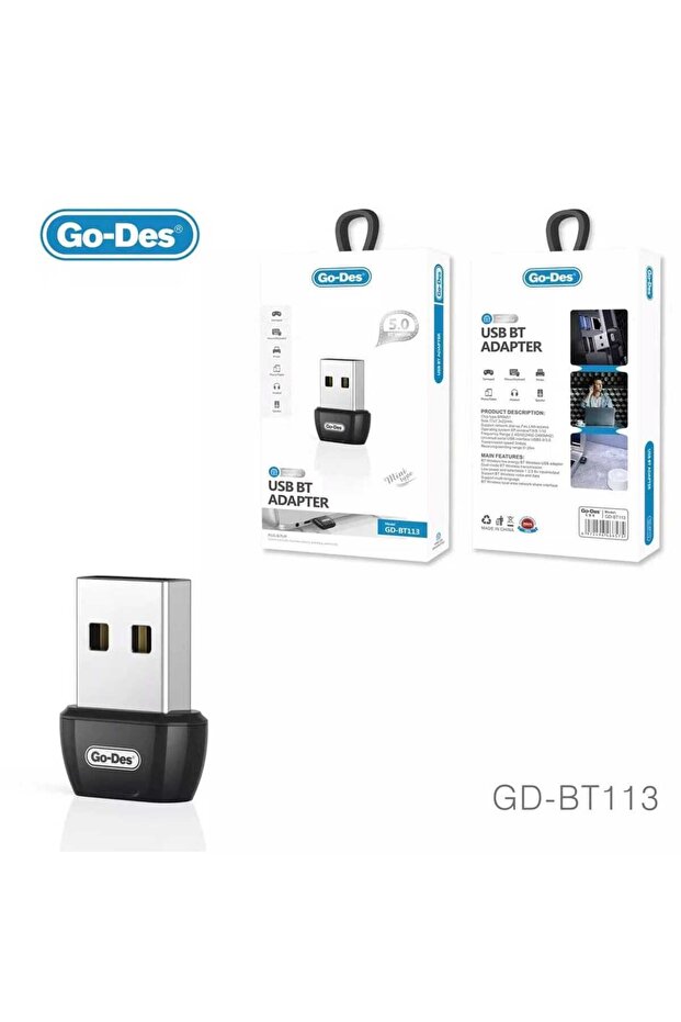 محول USB بلوتوث 5.0 جهاز استقبال مناسب لأجهزة الكمبيوتر المكتبية والمحمولة ولوحات المفاتيح والطابعات