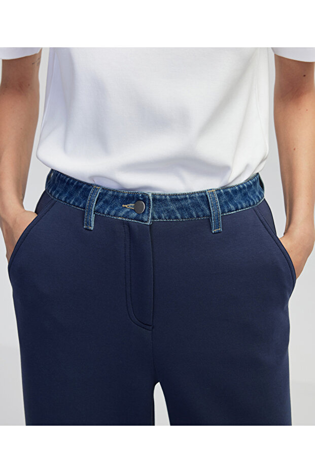 Denim mix pantolon - 5