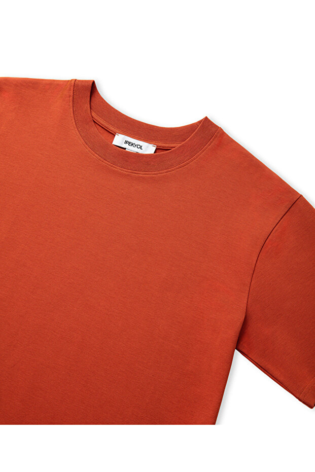 Bisiklet yaka basic tişört - 4