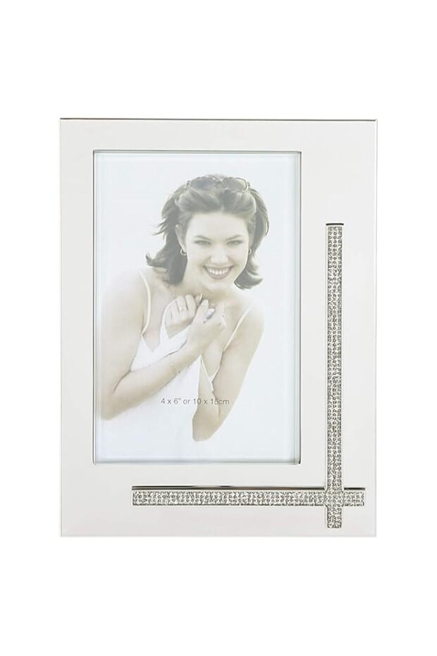 Linkage Glitter Frame 10x15 Cm - Silver