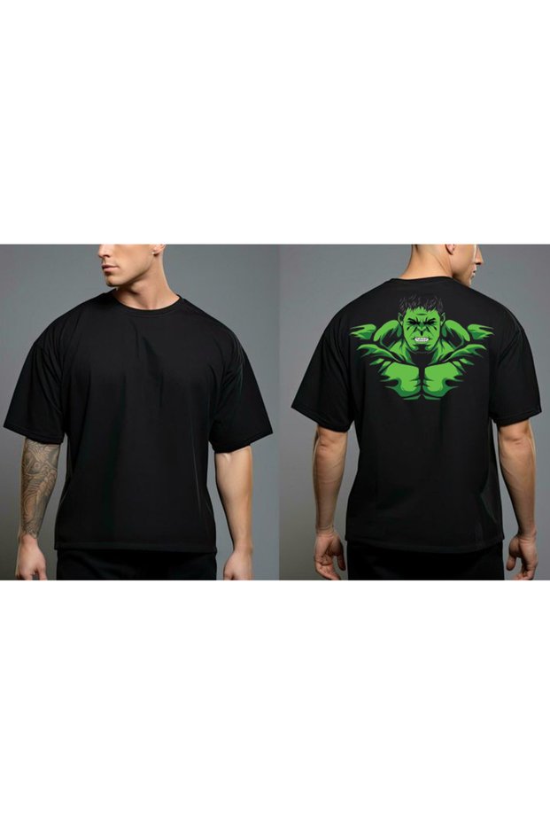 New Season Hulk Printed Cotton T-Shirt Sebesta Fashion