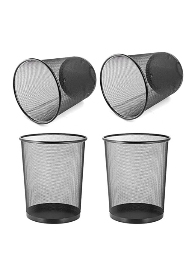 Metal Mesh Dustbin For Office, Home, Kitchen Multipurpose Waste Bin (Set of 4)