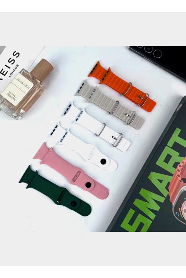 Luxury Unisex Smart Watch with Calling Capability, Wireless Charging, and 7 Customizable Straps - 6