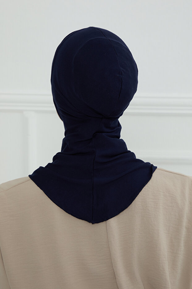 قبعة كاملة تغطي الرقبة والرأس - كحلي - 5