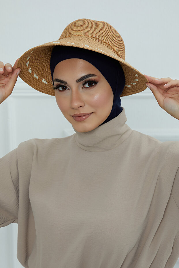 قبعة كاملة تغطي الرقبة والرأس - كحلي - 7