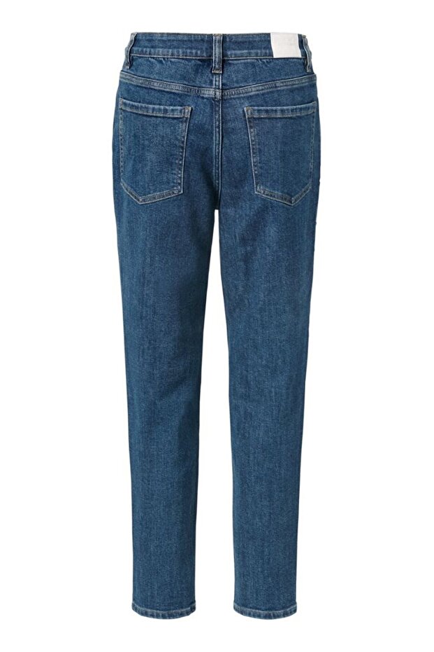 Women Regular Fit Solid Stretchable Jeans, Blue - 4