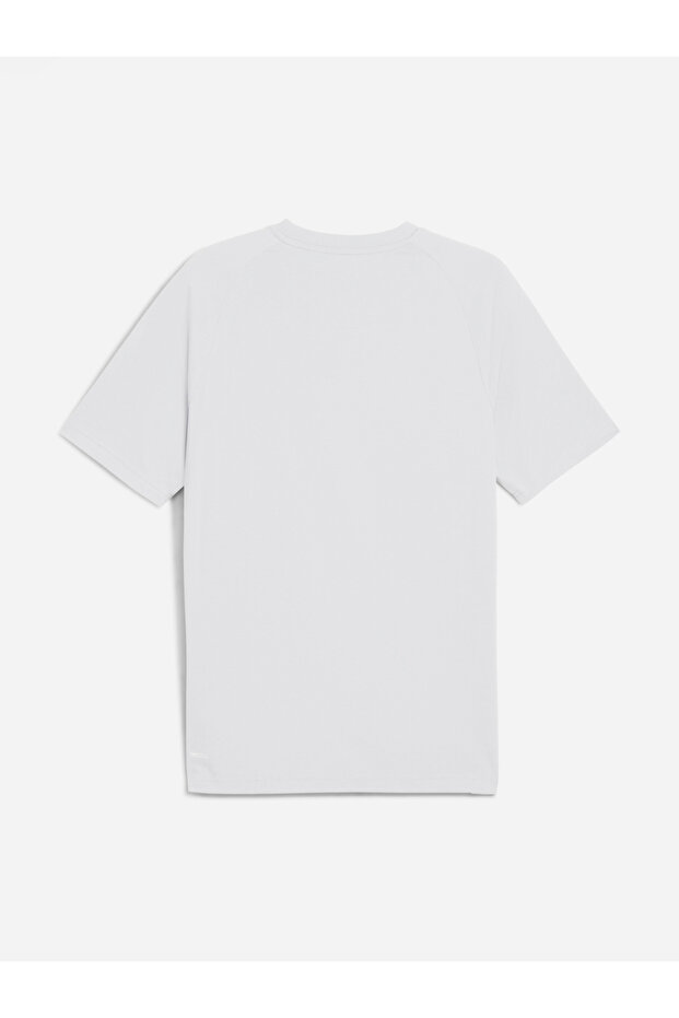 Solid Round Neck Short Sleeve T-Shirt - 2