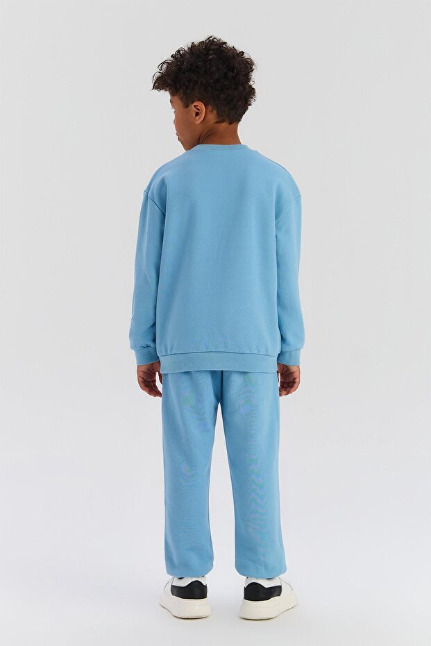 سويت شيرت أزرق للأولاد من BG Store - 4