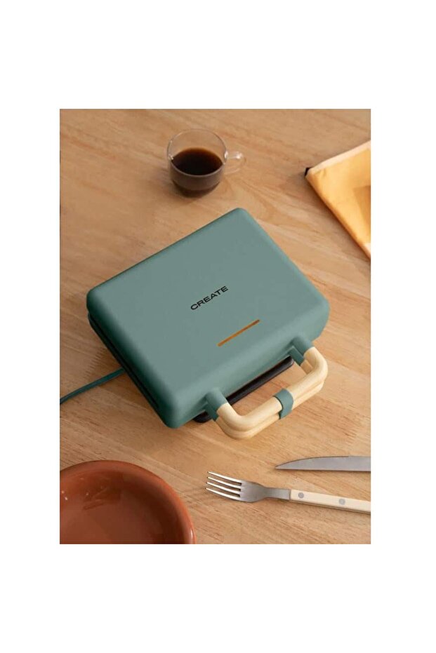 Waffle maker 3in1, CREATE, Stone Studio, sage - 5