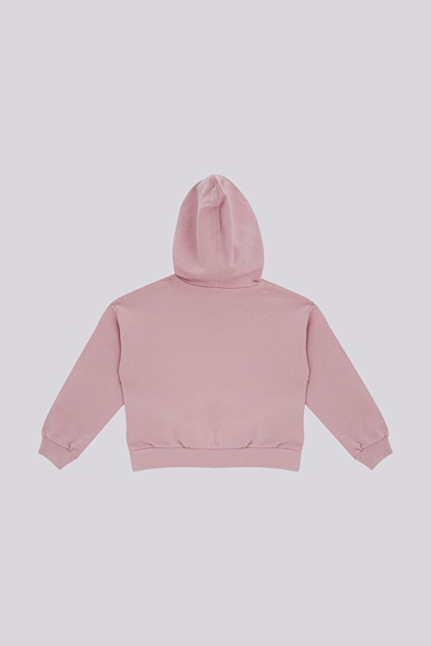 BG Store Kız Çocuk Gül Kurusu Eşofman Takım - 8
