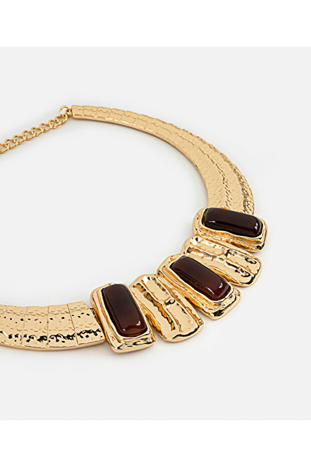 Kalın kontrast kolye - 3