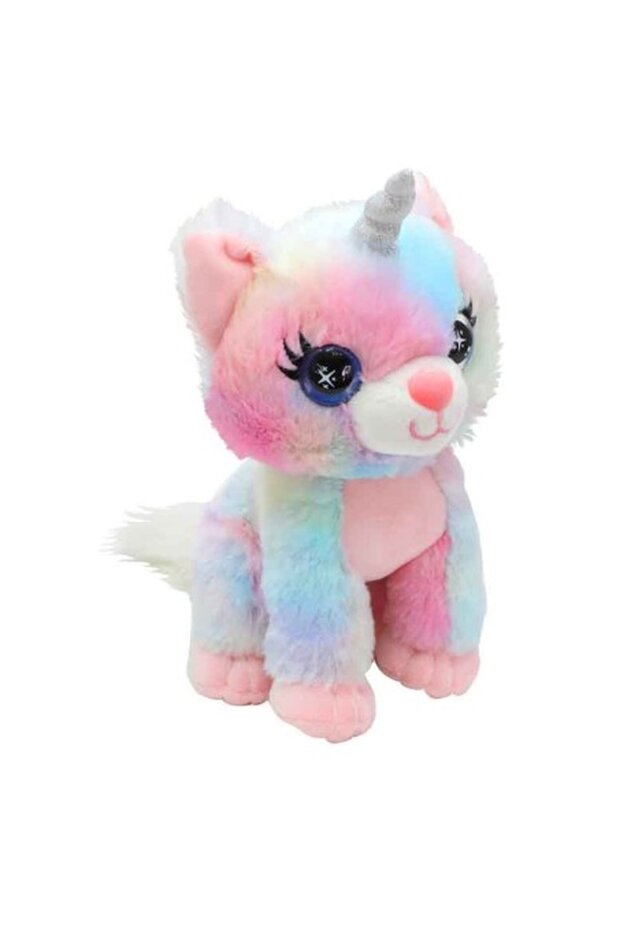 Cutekins Peluş Caticorn Rengarenk Tek Boynuzlu Kedi Şimdi Çantasında! - 7