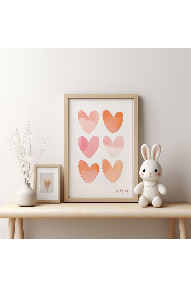 Çocuk Odası Unicorn Ahşap Çerçeveli 3'lü Poster Tablo Seti | Modern Stil Minimal Duvar Dekoru - 4