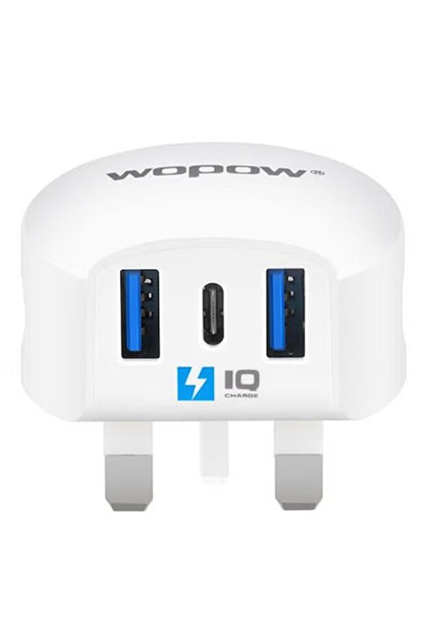 BoostCharge Dual USB-C Wall Charger with PPS 60W – Fast Charging for Apple & Android – White - 2