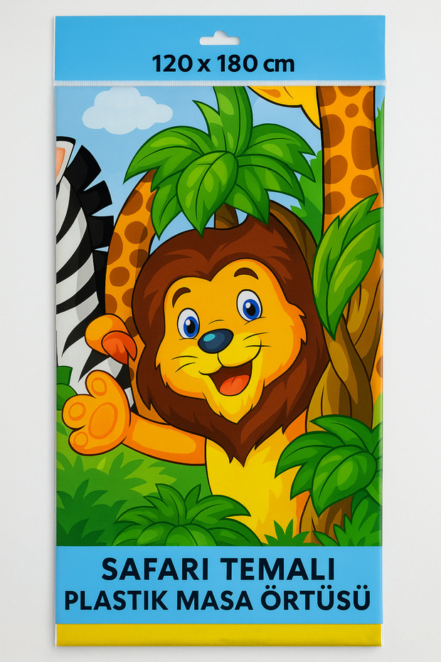Safari Themed Tablecloth 120X 180