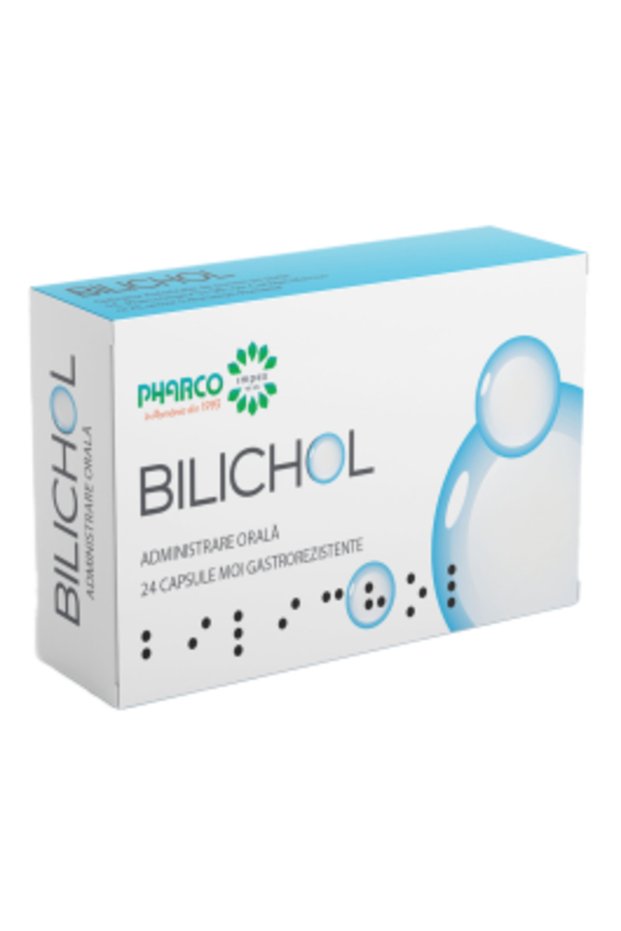Bilichol, 24 capsule gastrorezistente,