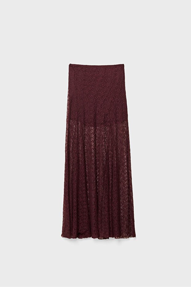 Midi Dantel Etek - 7