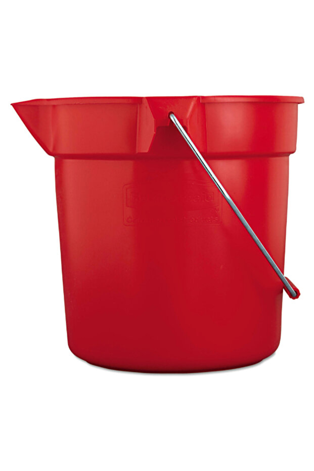 Brute High-Density Polyethylene Round Bucket with Handle 10 Quart