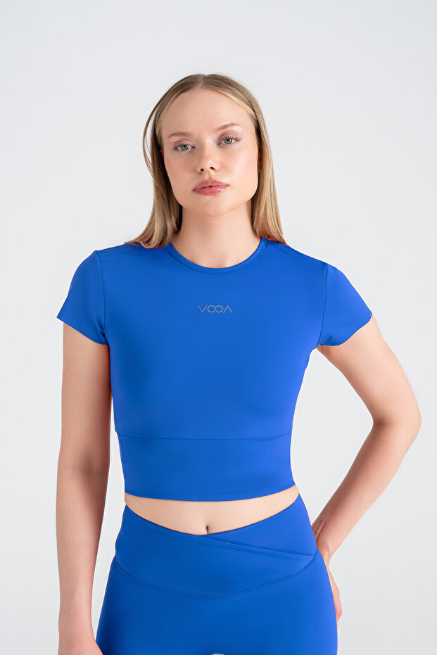 Defıne Push-Up Cross Belt Detaylı Şort Tayt Saks - 3