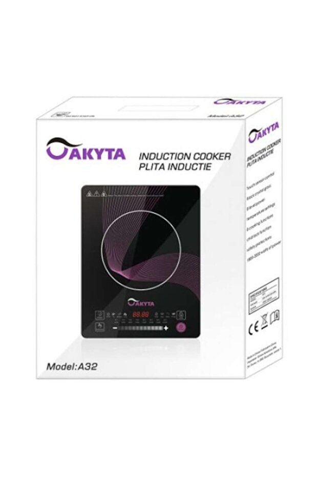 Induction Hob, 8 Functions, Akyta, with 5m Cable Extension - 3