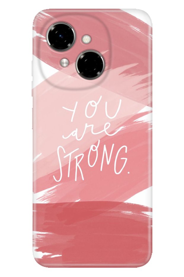 Spark Go 1 2025 6.67" Case Decorative Silicone Printed Cover You Are Strong