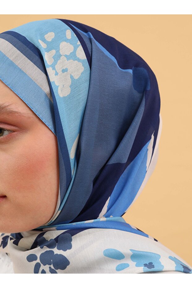 شال ناعم منقوش - متعدد الالوان - V05 - - 5