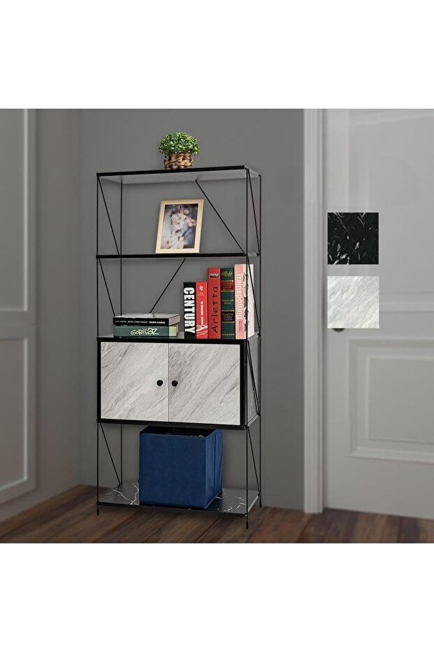 Multi-Purpose Organizer with 4 Layers, Rahamy White and Black