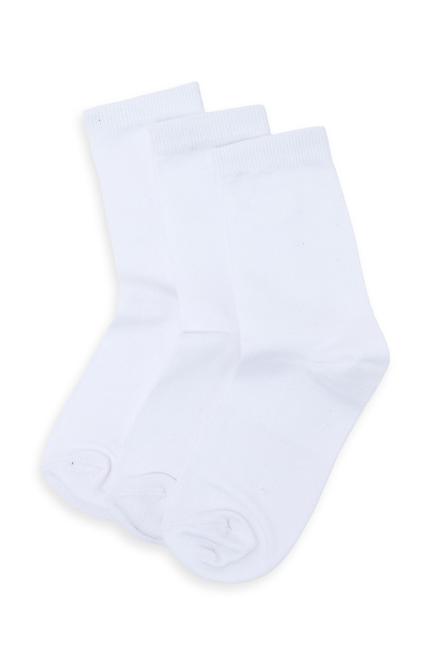جوارب طاقم سادة من وايت بوي، عبوة من 3 قطع - 1