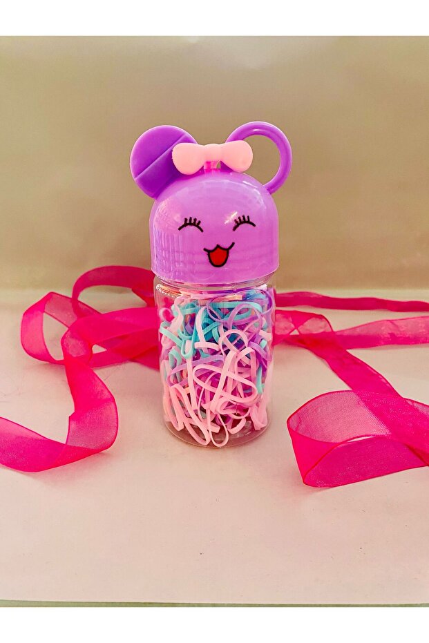Hair Braiding Rubber Colorful Cute Teddy Bear Boxed