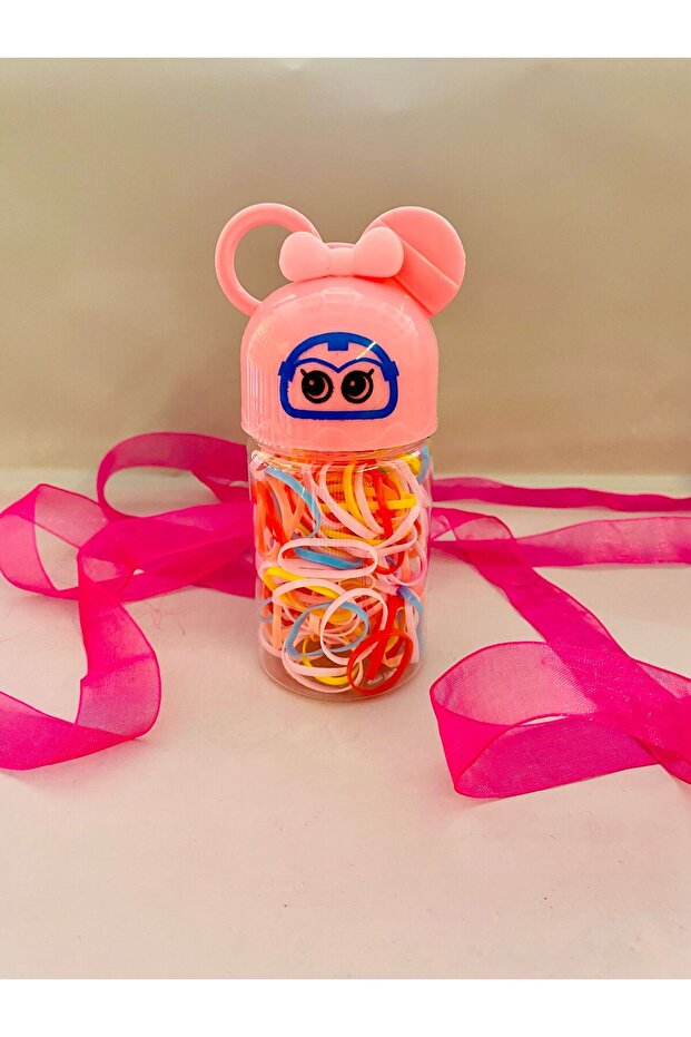 Hair Braiding Rubber Colorful Cute Teddy Bear Boxed