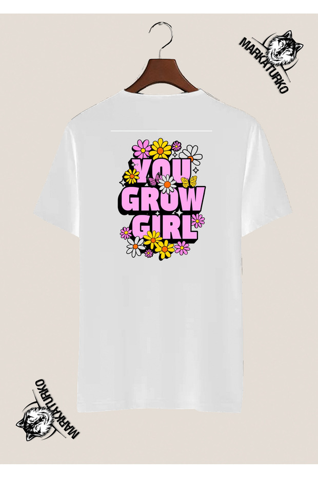 You Grow Girl Special Design Back Printed Tshirt 910-52