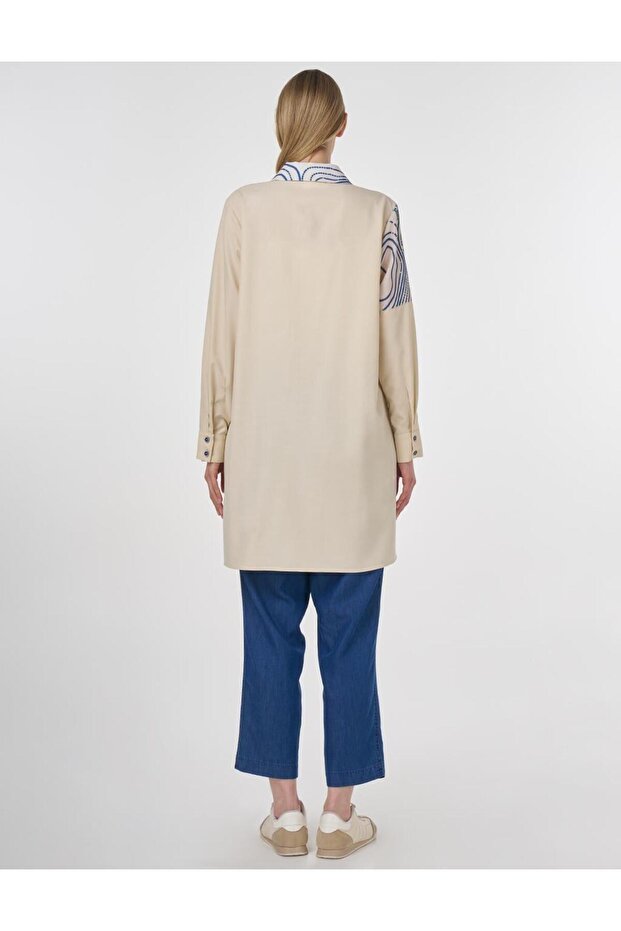 Garnili Modal Tunik - Krem - 6