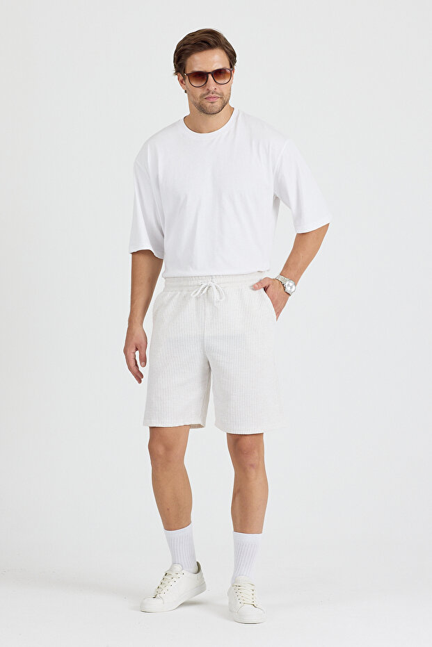 Premium Kumaş A Kalite Unisex Renkli Basic Şort - 7