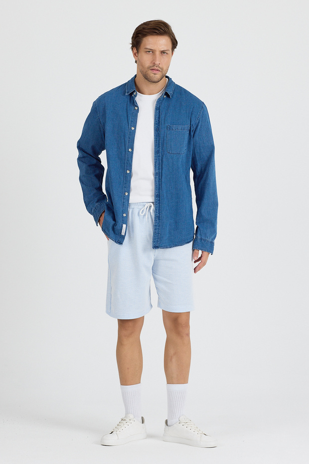 Premium Kumaş A Kalite Unisex Renkli Basic Şort - 8